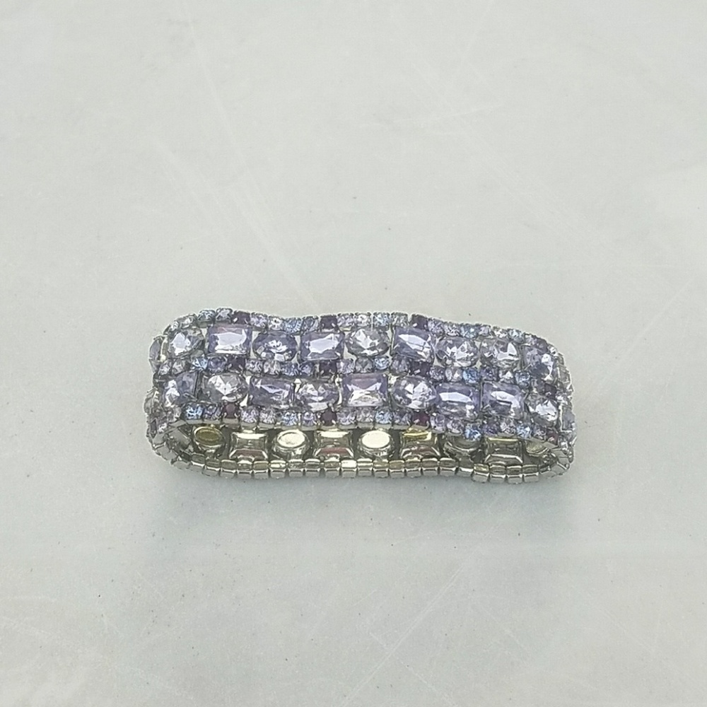 Purple Rhinestone Bracelet